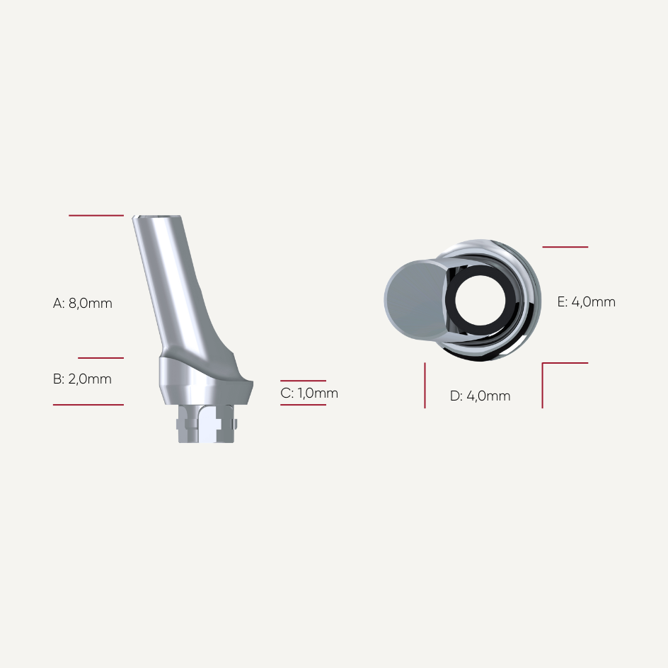 Präparierbare Titan Abutments