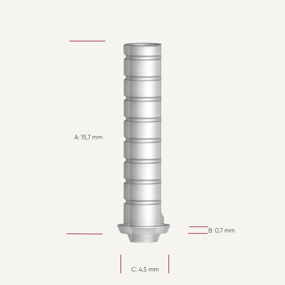 Ausbrennbare Abutments