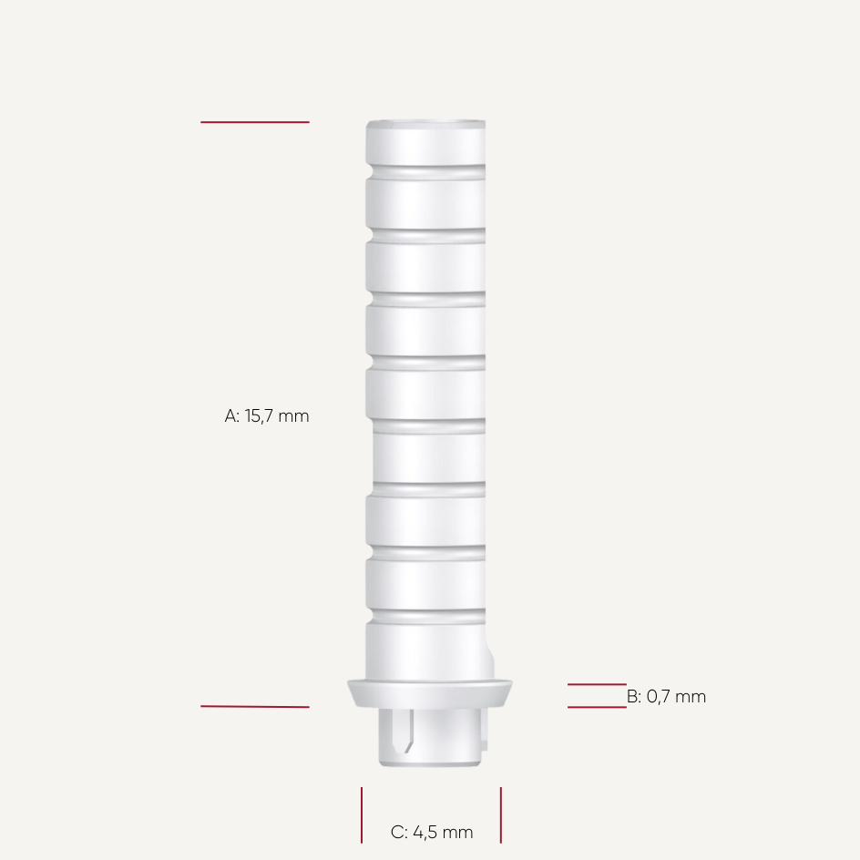Ausbrennbare Abutments