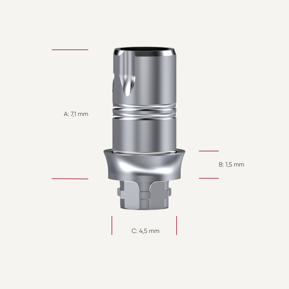 NeoBase® Abutments SSC gerader Schraubenzugangskanal