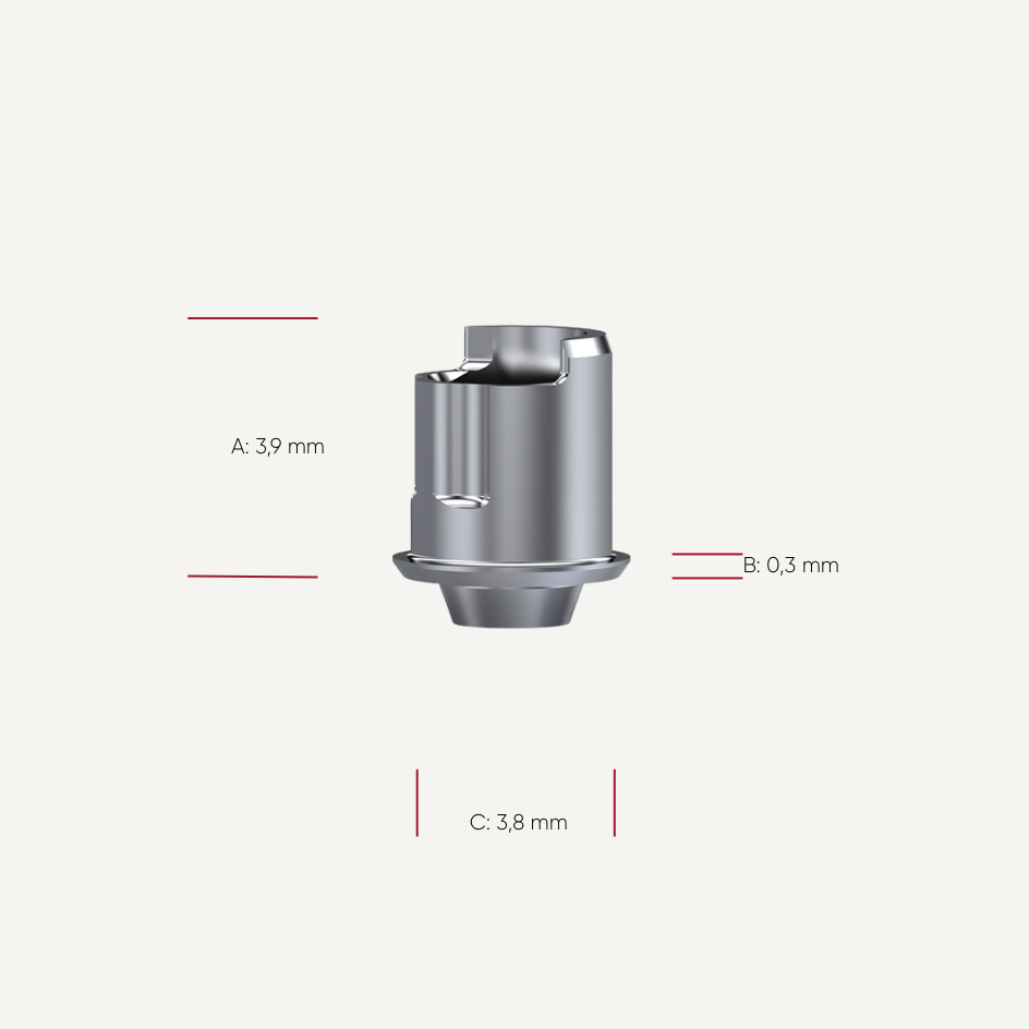NeoBase® Abutment ASC abgewinkelter Schraubenzugangskanal