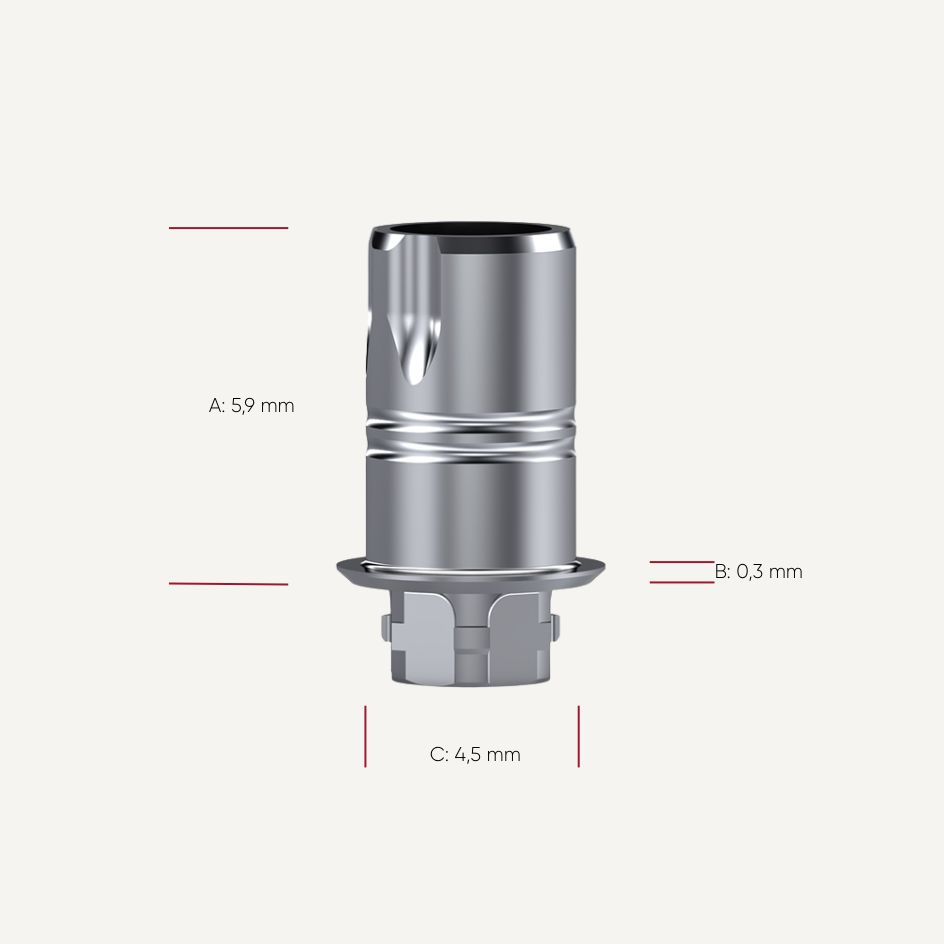 NeoBase® Abutments SSC gerader Schraubenzugangskanal