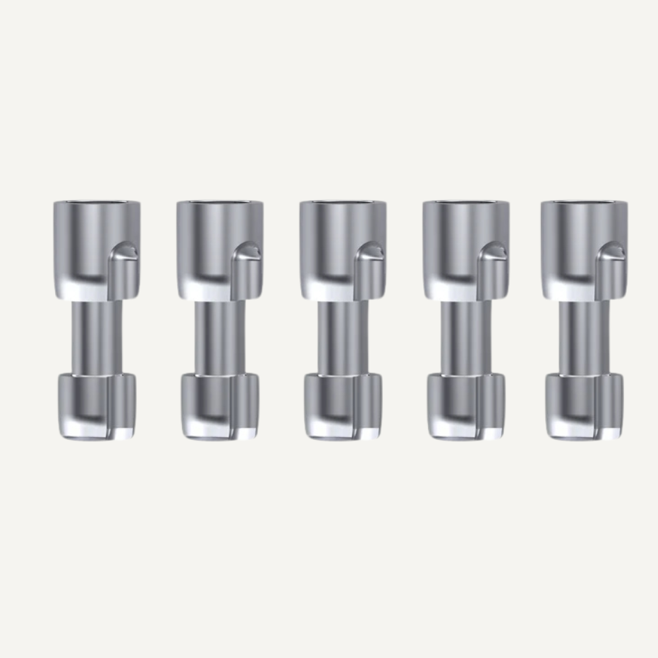 Digitales Modellimplantat und Befestigungsschraube