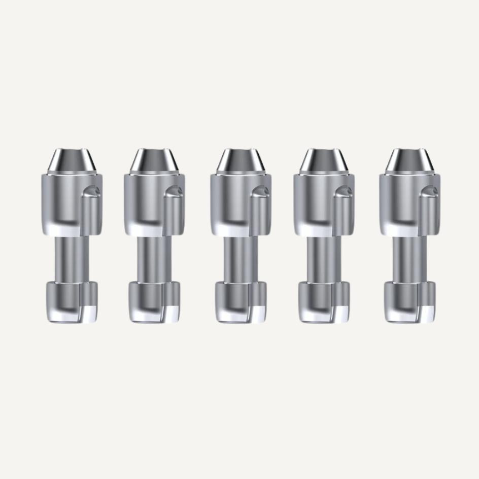 Digitales Modellimplantat und Befestigungsschraube